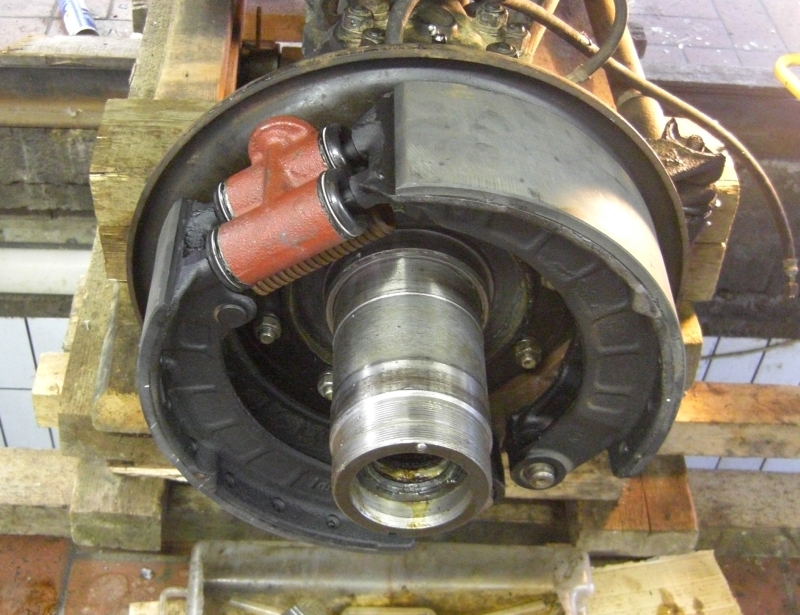 neue Sohlen f�r die Bremse